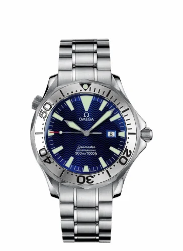 Omega Seamaster Diver 300M Quartz 41 Stainless Steel / Electric Blue / Bracelet 2265.80.00 (22658000)